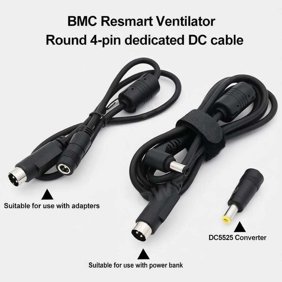 cpap power cord 4pin todc5521 cable